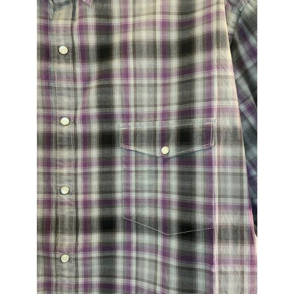 JF J FERRAR Men’s Snap Button Short Sleeve Shirt / Size: 2XLT - Picture 7 of 8